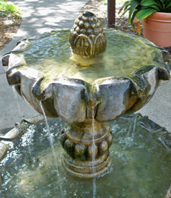 Fountain at La Casa de Maria